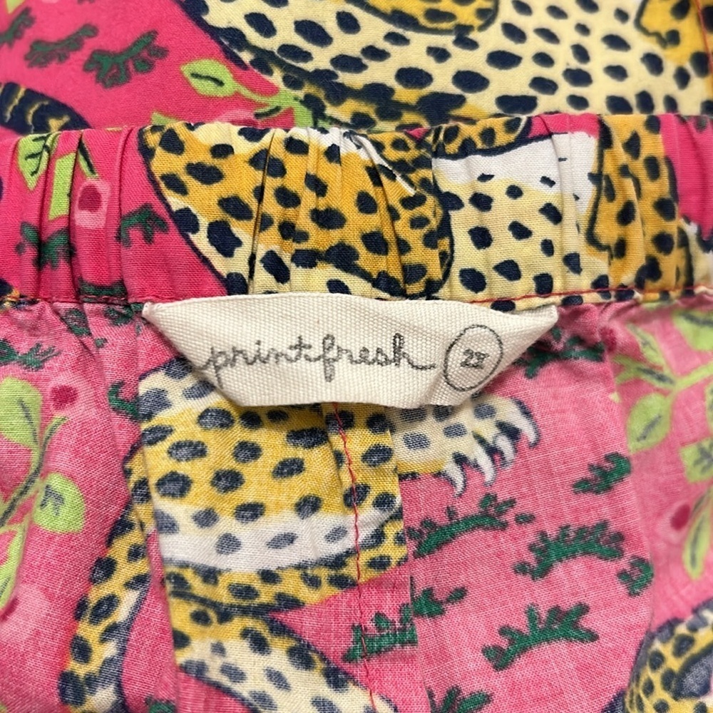 Printfresh Bagheera Sleep Shorts Hot Pink Leopard Print Size 2X - Picture 11 of 12